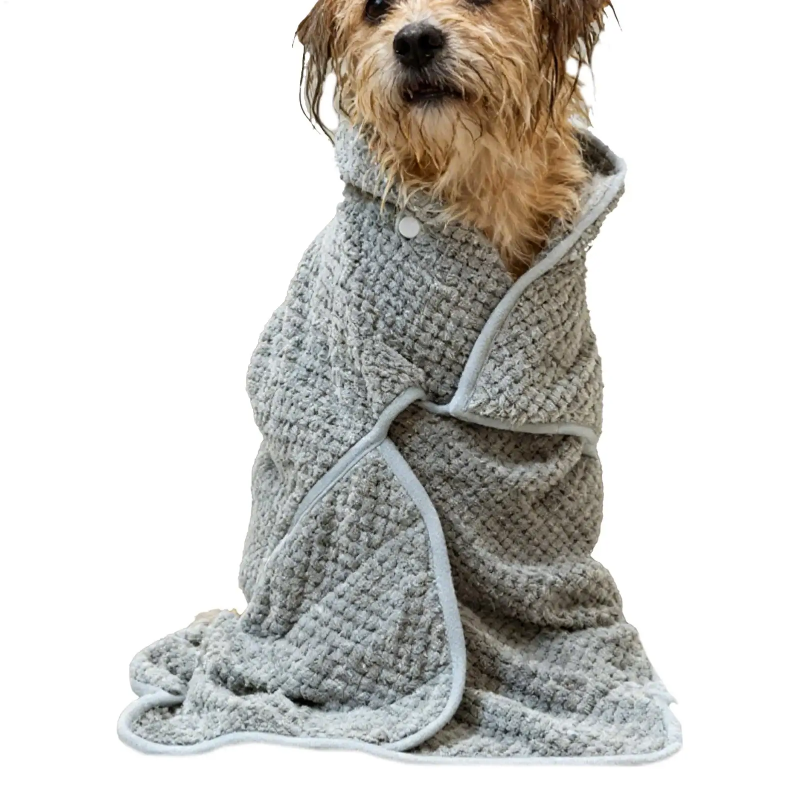 Dog Towel Robe Absorbent Quick Drying Pet Coat Dog Robes for After Bath for Puppy Kitten Cat Beach Pool Home Travel Bathing