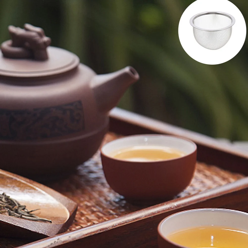 

4 Pcs Tea Leak Travel Infuser Stainless Filter Filters Diffuser Teapot Infusers Replaceable Mesh Strainers Stove