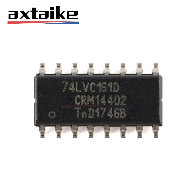 10PCS 74LVC161D 74LVC161 SOP-16 Presettable synchronous 4-bit Binary Counter Asynchronous Reset IC SMD Chip