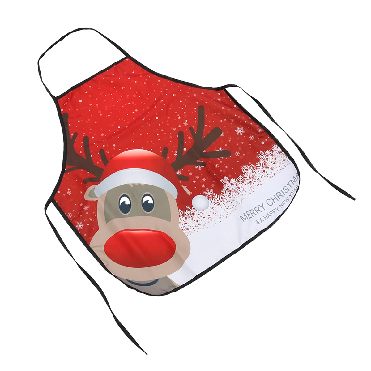 

Waterproof Christmas Apron Bib Cooking for Aprons Kitchen Baking Dinner Printing Miss