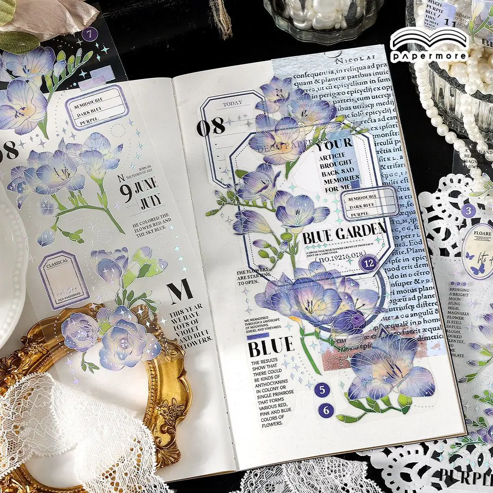 

3 шт./лот Kawaii наклейки для скрапбукинга живопись мечты с цветами журналы принадлежности для скрапбукинга декоративные канцелярские принадлежности