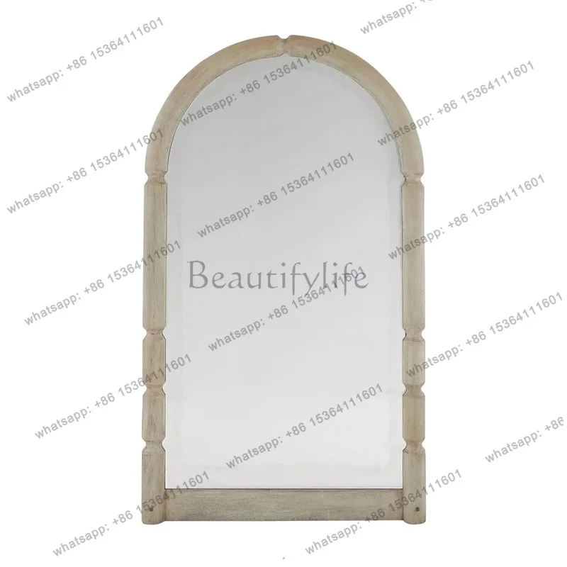 American arched full-length mirror household bedroom cloakroom floor-to-ceiling full-length mirror