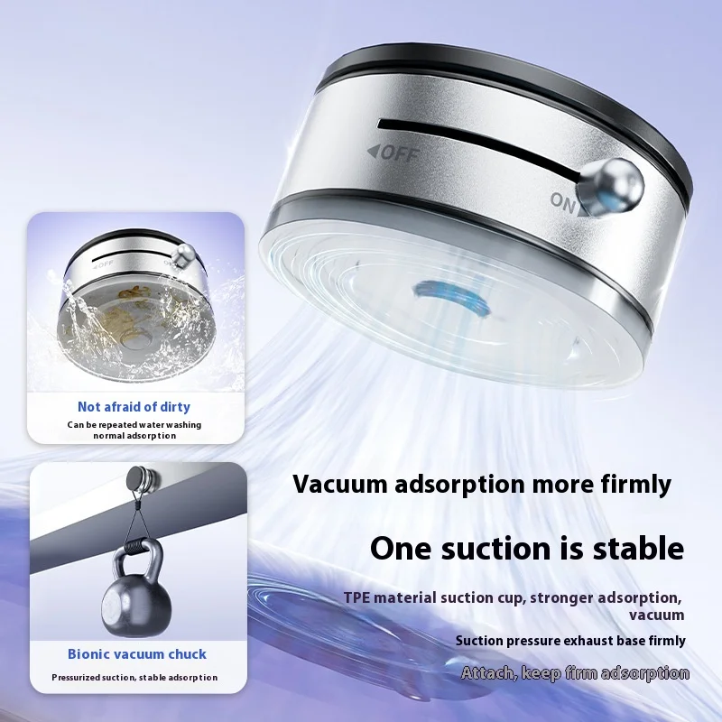 New Multifunctional Rotatable Magnetic Suction Bracket Portable Aluminum Alloy Vacuum Magnetic Suction Mobile Phone Bracket