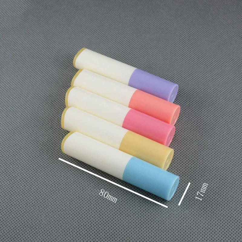 4g Plastic Lipstick Bottle Empty Handmade Lip Balm Salve Refillable Lip Cream Container Candy Color Bottom  travel essentials