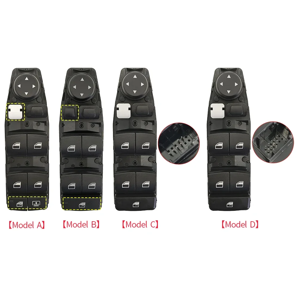 For BMW F30 F10 Car Electric Power Master Window Switch Cover Replacement For BMW 3 5 Series 318 320 330 525 530 61319362107