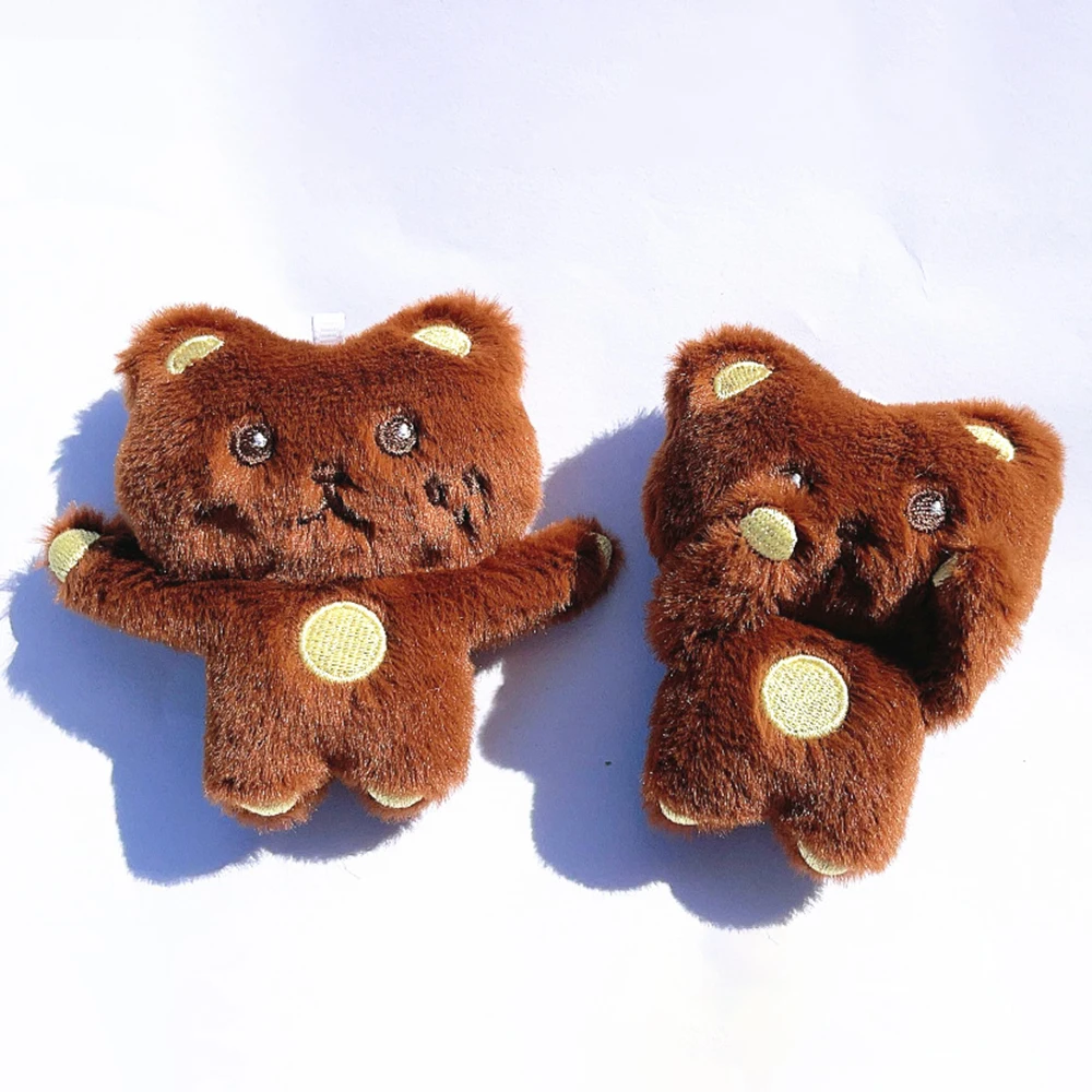 10CM KPOP Haechan Jaemin POP-UP Cartoon Animals Plush Toy Keyring Jeno Renjun Cute Stuffed Bear Fox Doll Pendant Fans Gifts