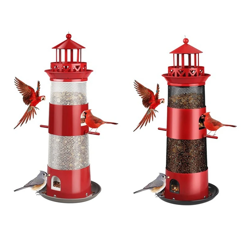 Large Capacity Bird Feeder Bird Feeders Squirrel Proof Bird For Outside For Outdoors Hanging