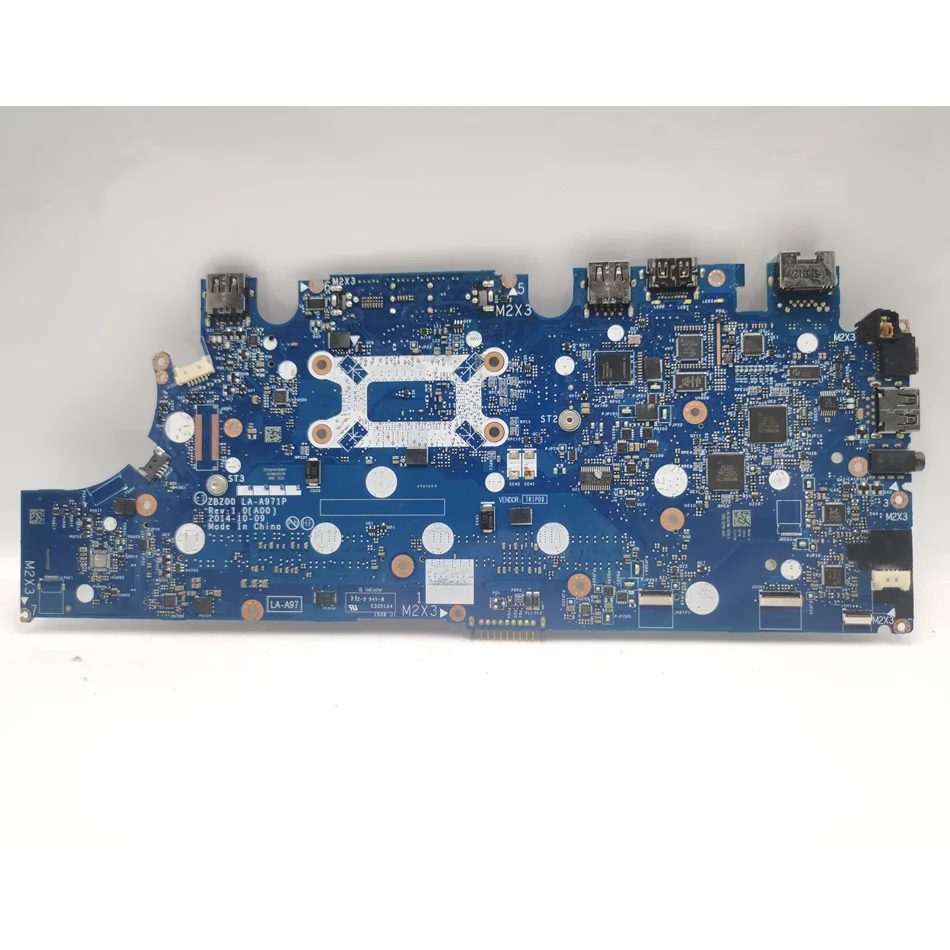 لديل Latitude 12 7250 E7250 اللوحة الأم للكمبيوتر المحمول 0F9HCX LA-A972P I3-5010U SR23Z DDR3 اللوحة الرئيسية للكمبيوتر المحمول تم اختبارها بالكامل