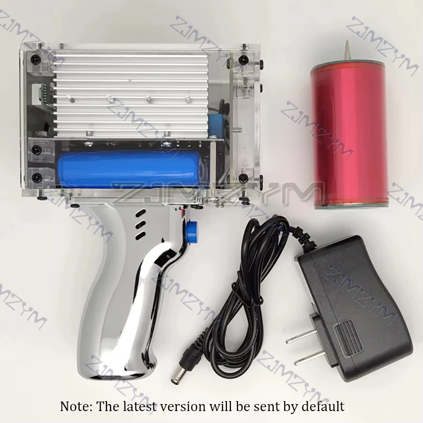 Terza Generazione Più 80W 6A Bobina di Tesla Pistola Portatile Palmare Bobina di Tesla Generatore Ad Alta Tensione Relè Artificiale Bobina di Tesla