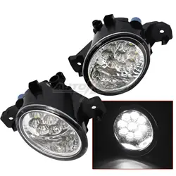 LED Fog Light Car Front Bumper Fog Lamp 5W White For Renault Clio 2 3 VelSatis Laguna Espace Symbol Koleos Modus Thalia Master