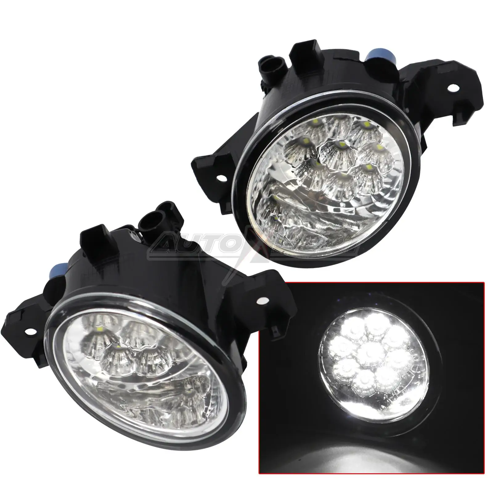 LED Fog Light Car Front Bumper Fog Lamp 5W White For Renault Clio 2 3 VelSatis Laguna Espace Symbol Koleos Modus Thalia Master