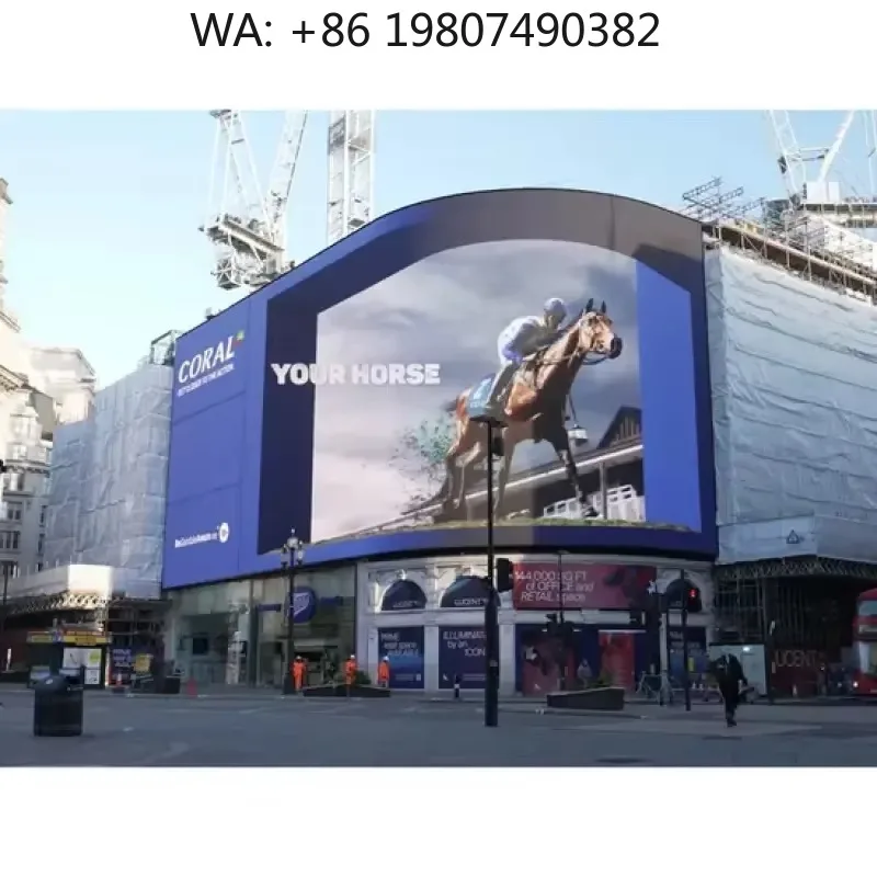 

P5 3D Outdoor Wall LED Display, Full Color High Definition Panel for Shopping Mall Creative Commercial Brand Advertising