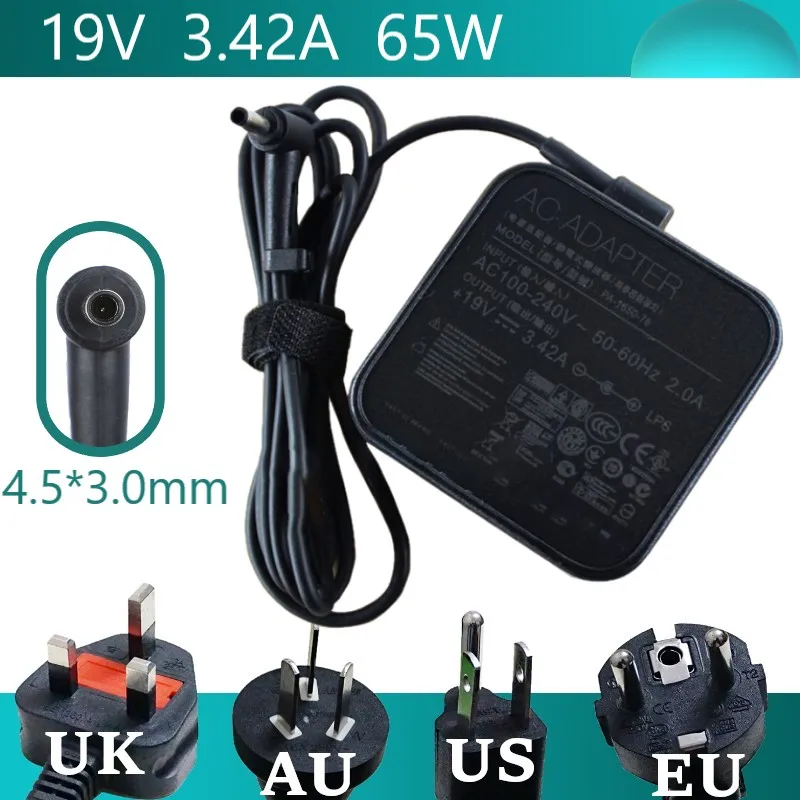 

EXA1203YH / PA-1650-78 19V 3.42A 65W 4.5X3.0mm AC Adapter Charger For ASUS Q524 Q524U Q534 Q534U Q524UQ Q534UX P2520LA