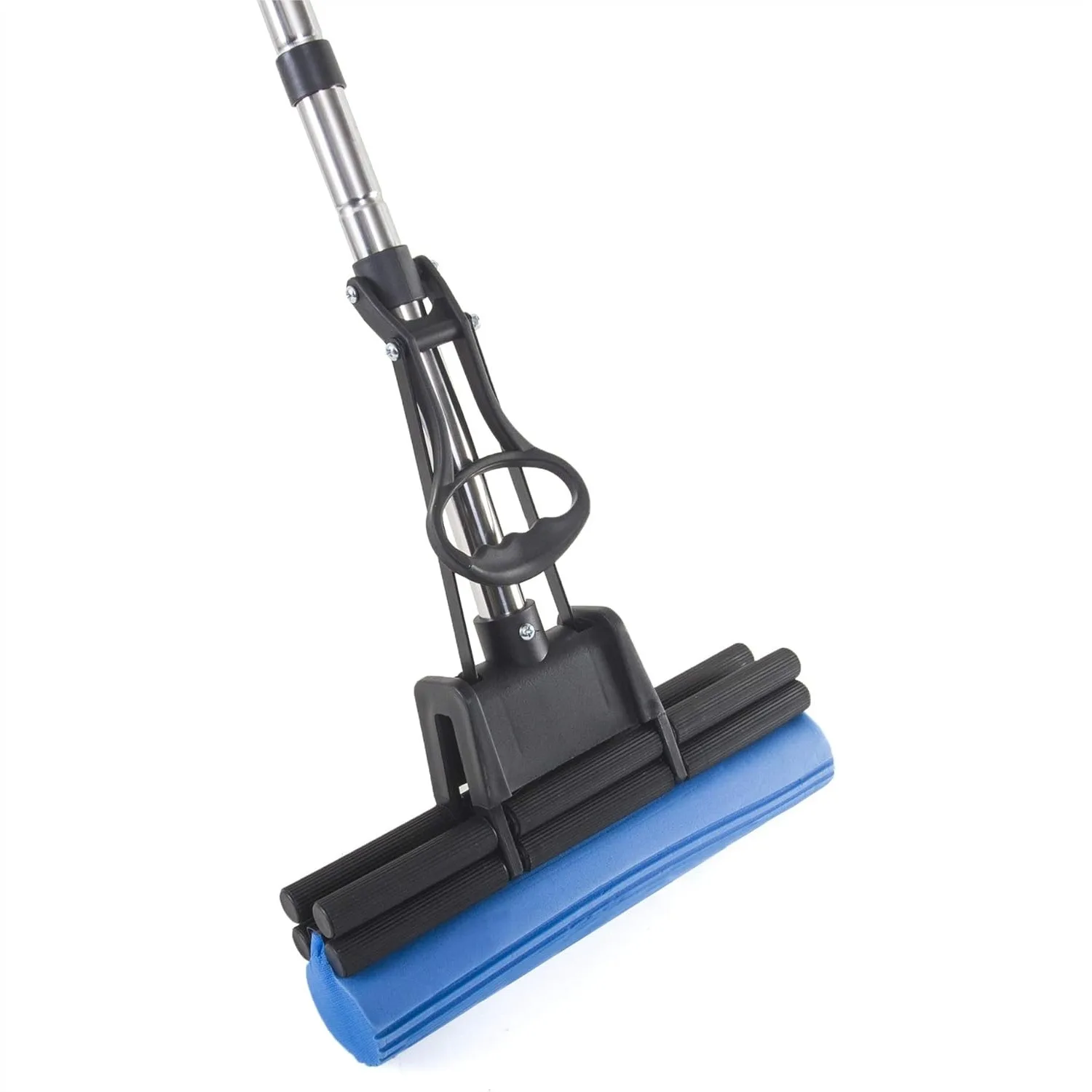 

PVA Sponge Roller Mop 11" Quadruple Roller All Purpose Floor Cleaner Heavy Duty Adjustable