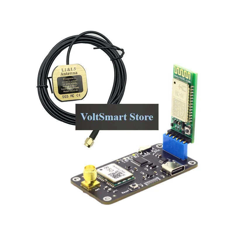VoltSHigh Precision GPS BD GLONASS Dual Frequency L1 L5 Three System GNSS RTK Base Station Rover Mobile Station Positioning Boar