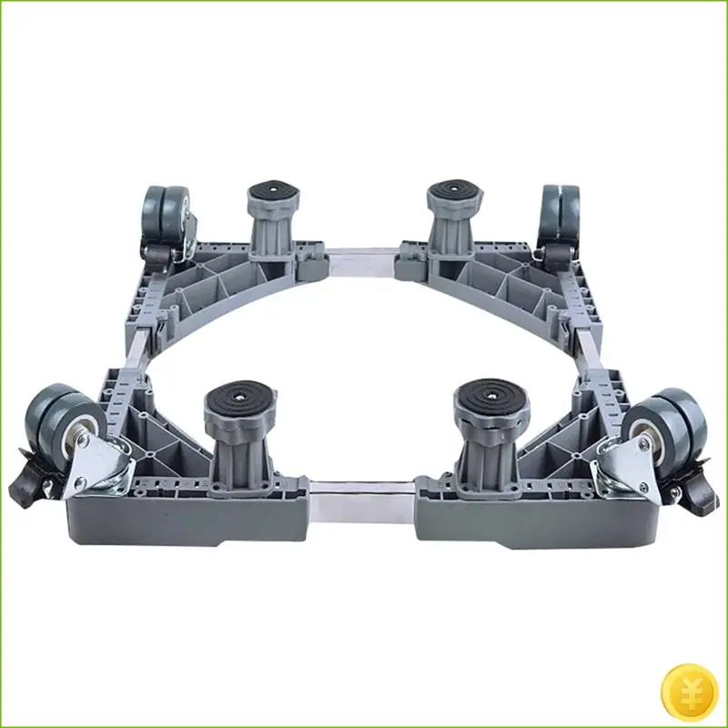 Lifting Mobile Washing Machine Base Adjustable Refrigerator Raised Base Mobile Roller Bracket Wheel Bathroom Kitchen Accessories