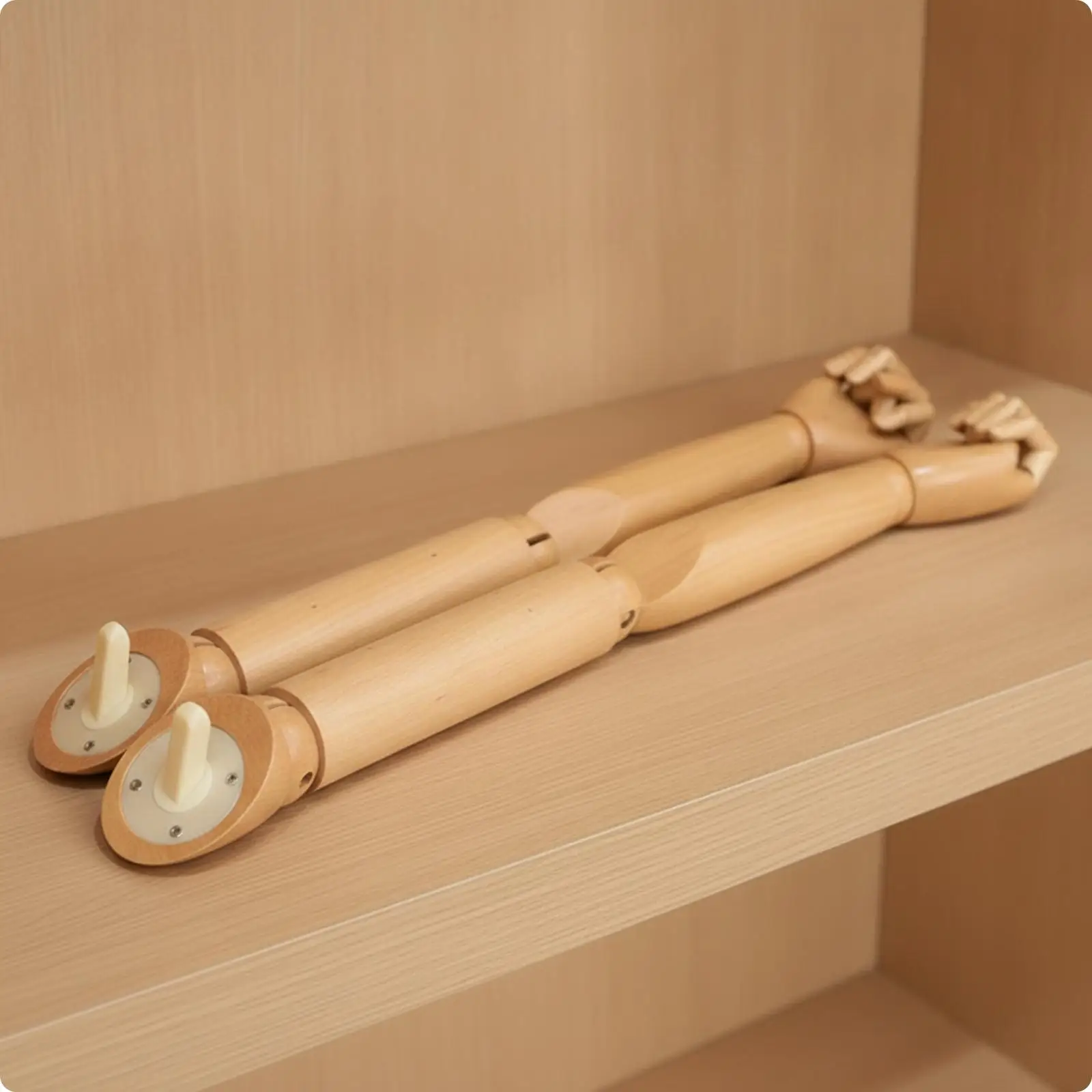 Mannequin Arm Display Solid Wood Posing Support for Visual Merchandisers Product Photography Sleeve Styling