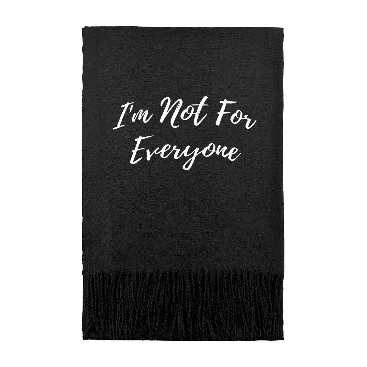 

Не для любого образа жизни, цитата, искусство, осенне-зимний женский простой вязаный шарф