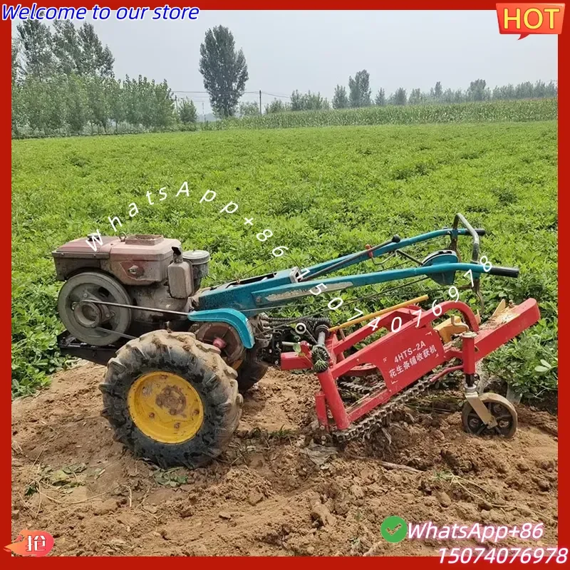 2026 Full Automatic Groundnut Harvesting Machine Peanut Picker Potato Onion Garlic Harvester Carrot Digging Machine Peanut