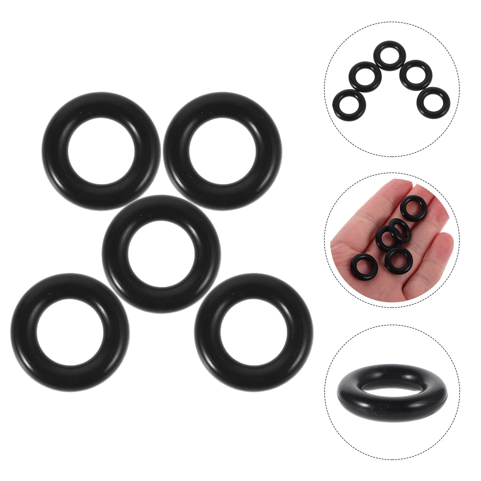 

5pcs Tire Dismantling Machine Foot Pedal Valve O Ring Rubber Seals High Efficiency Auto Repair Tools Tire Changer Replacement