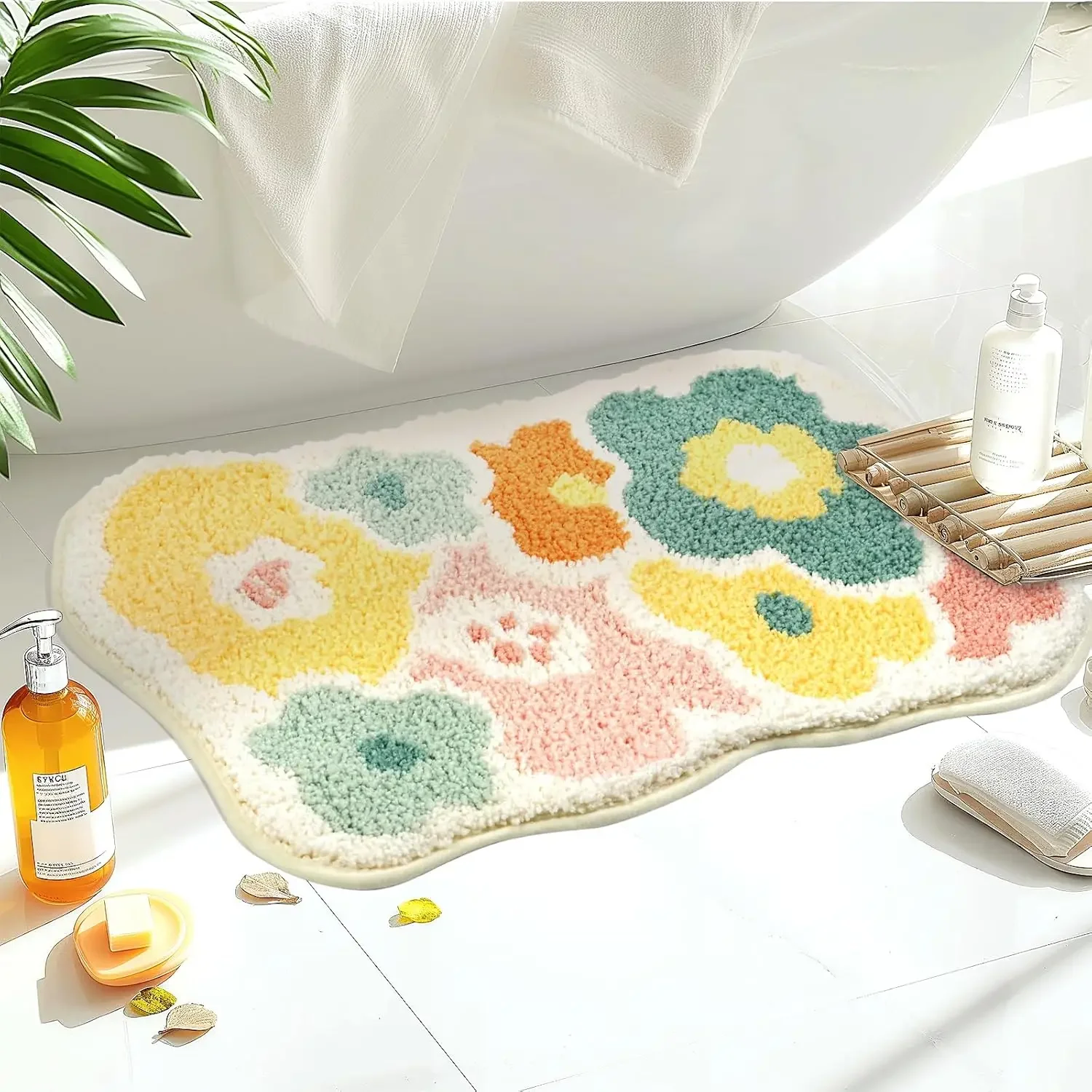 Dropshipping Shopify  Bath Mats for Bathroom  Small Bathroom Rug Decor Thick Floor Carpet Indoor Shower Mat Doormat