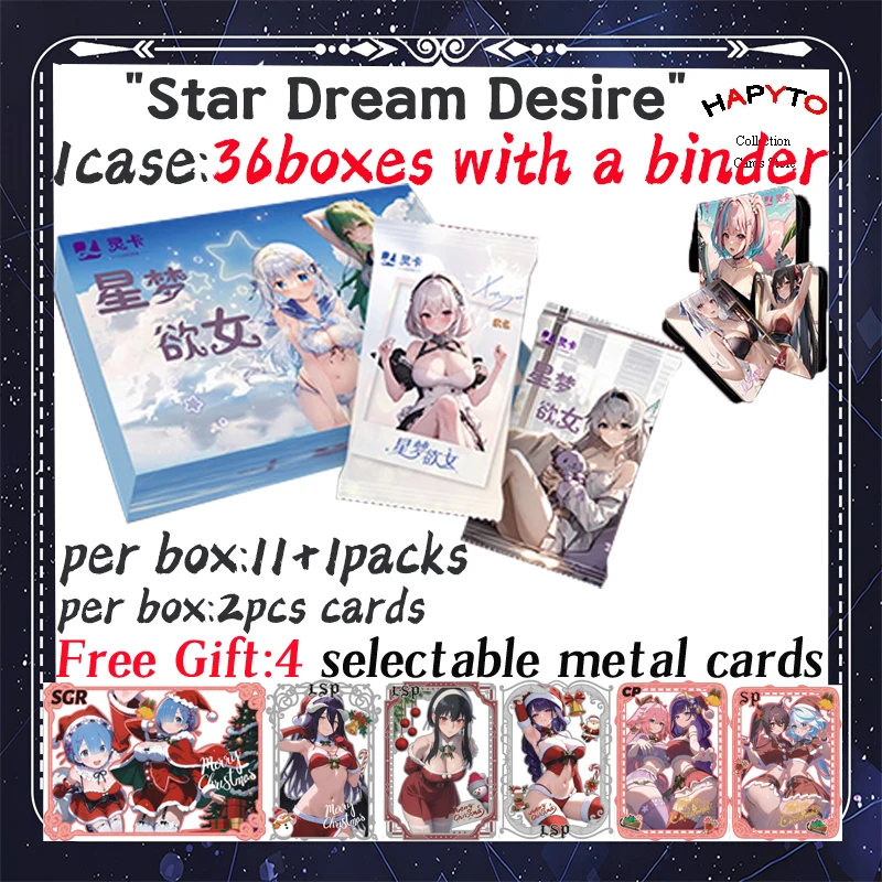 

2024 Newest Star Dream Desire Goddess Story Collection Cards Swimsuit Bikini Feast Doujin Toys And Hobby Gift