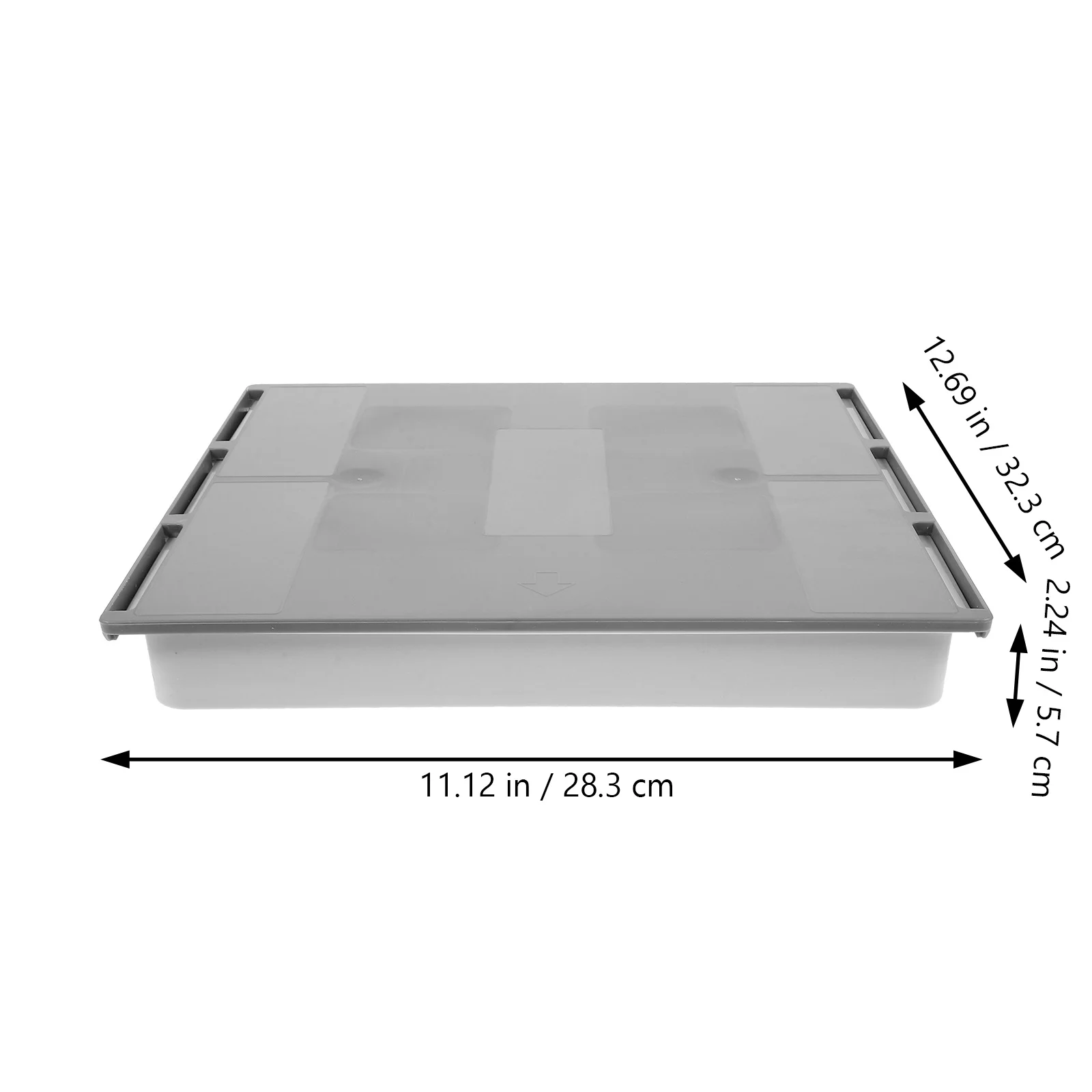 

1pc Drawer Type Storage Box Hidden Under-Table Organizer For Desk Office Stationery Pencil Pen Makeup Brush Jewelry Combs Home