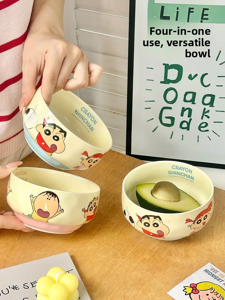 

Cerc Soup Bowl Cartoon Character Rice Bowl Fly Dining Set Adorable Personal Use High Aesthetic Value Home Use