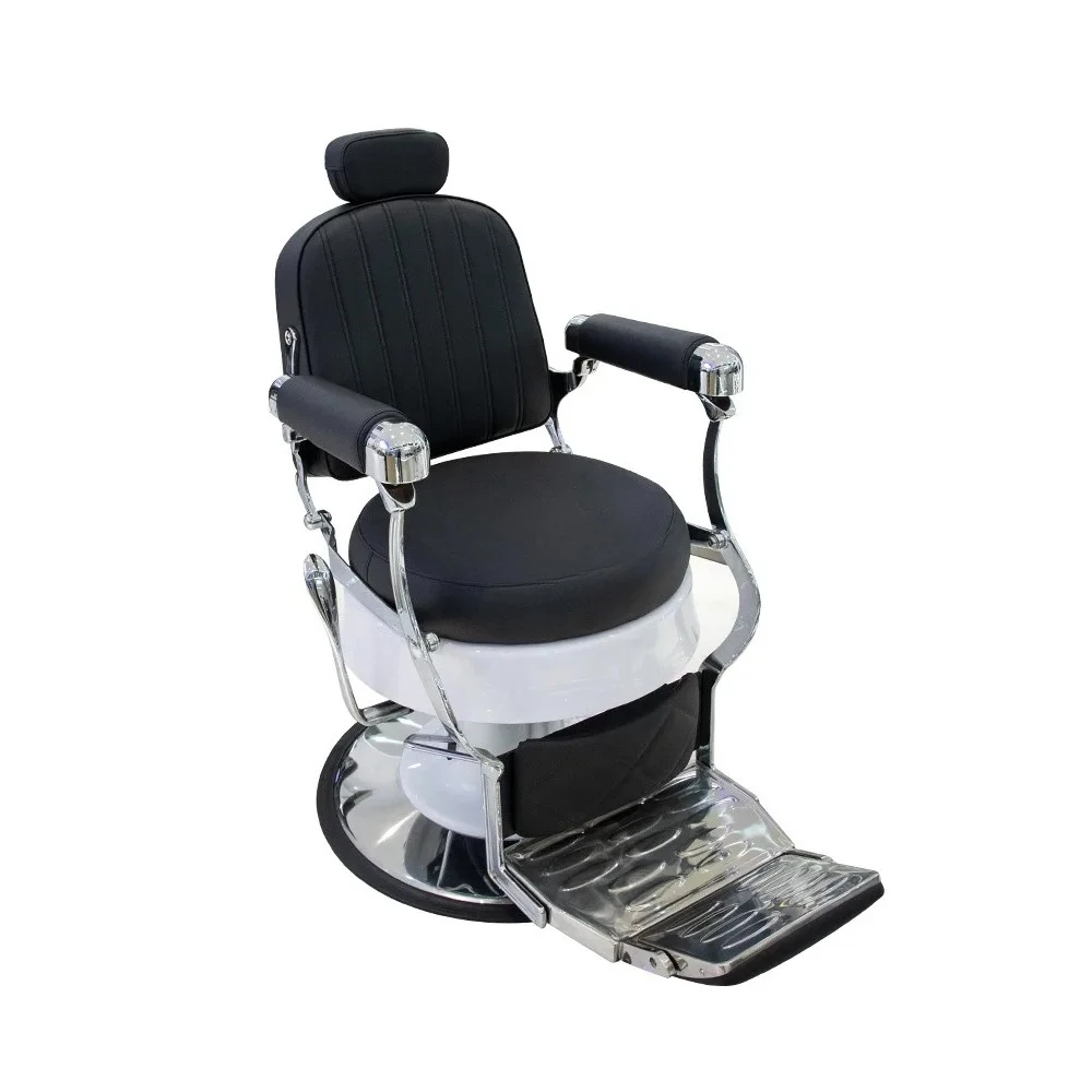 

*Simple Men's Oil Head Barber Chair Modern Shaving Chair European Style Can Be Put down