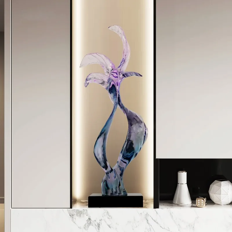 Home Decor Luxury Abstract Art Sculpture Decoration,Resin Statue Living Room TV Cabinet,Foyer Hotel Office Decorations Gift