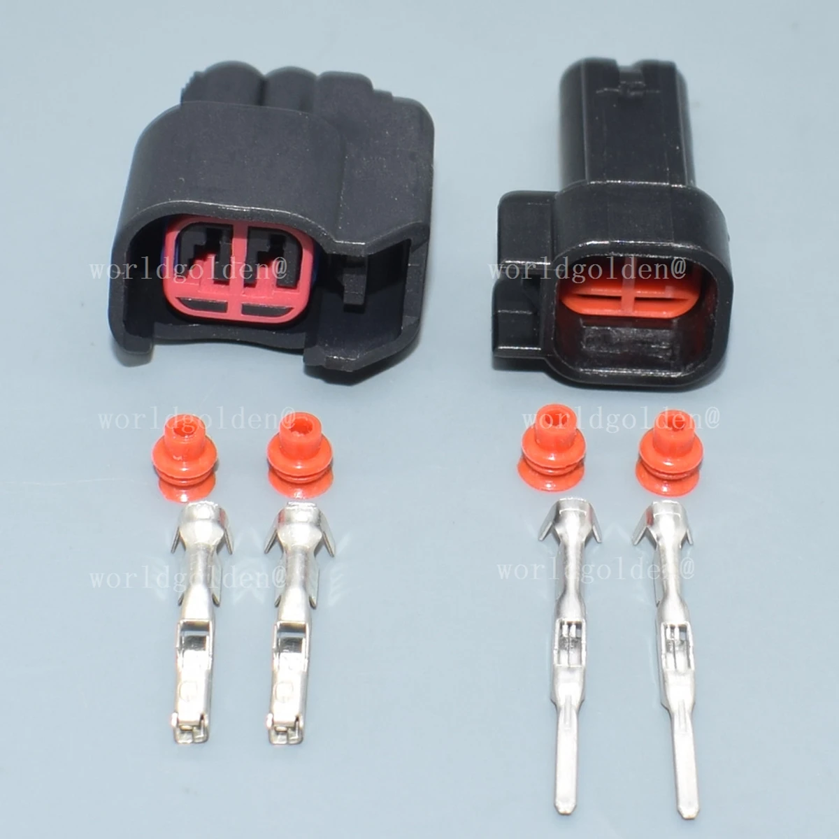 7283-5967-30 2Pin 1.5mm EV6/EV14 Female Fuel Injector Connector for GM Dodge LS2 LS3