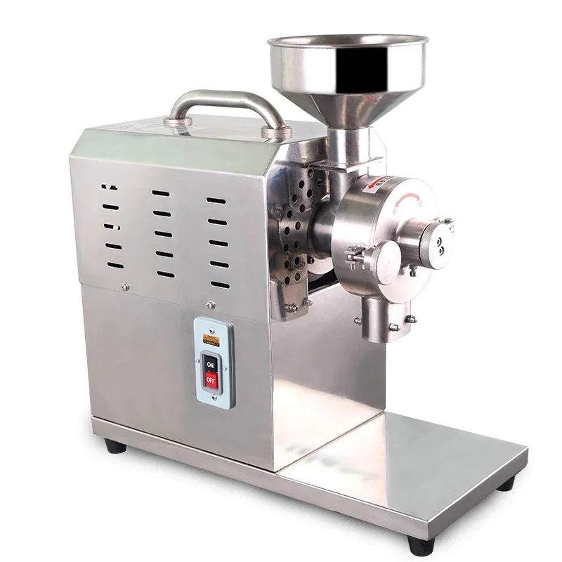 K-812W moinho de grãos 20-200 malha elétrica moagem a seco pequeno comercial doméstico moedor de alta velocidade ultra-fino