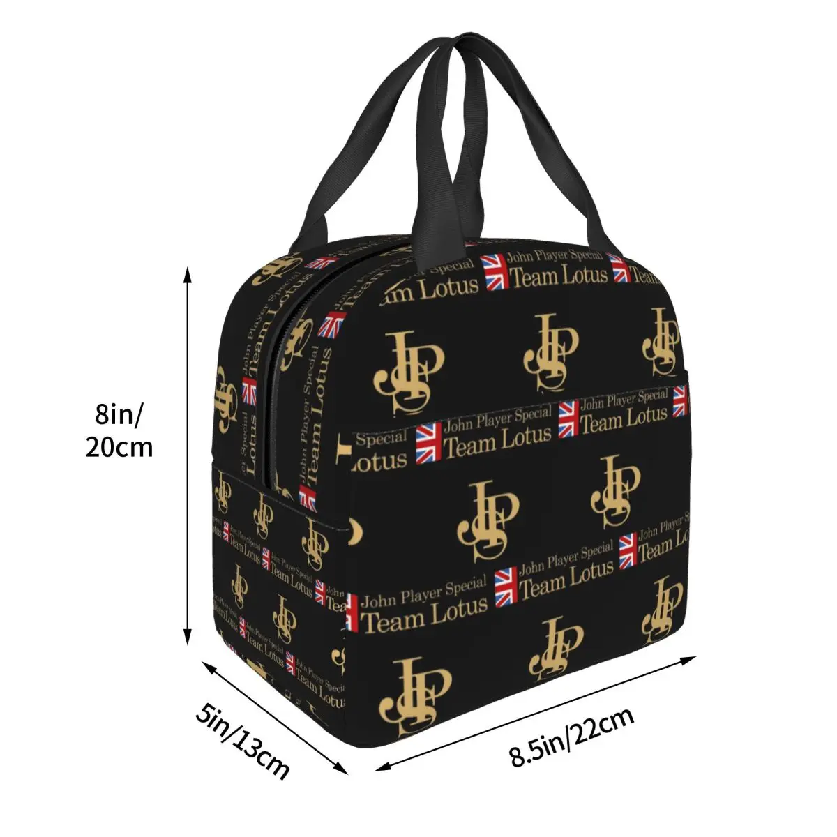 JPS John Player Special Team Insulated Lunch Bag for Women Kids Portable Food Boxes Thermal Lunch Box Tote