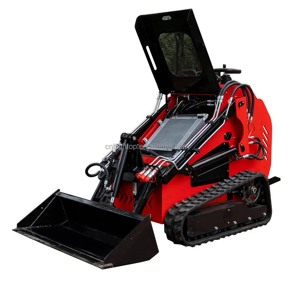 High Mini Skid Steer Loader Compact Construction Equipment Skid Steer Mini Skid Steer Designed For Maximum Efficiency