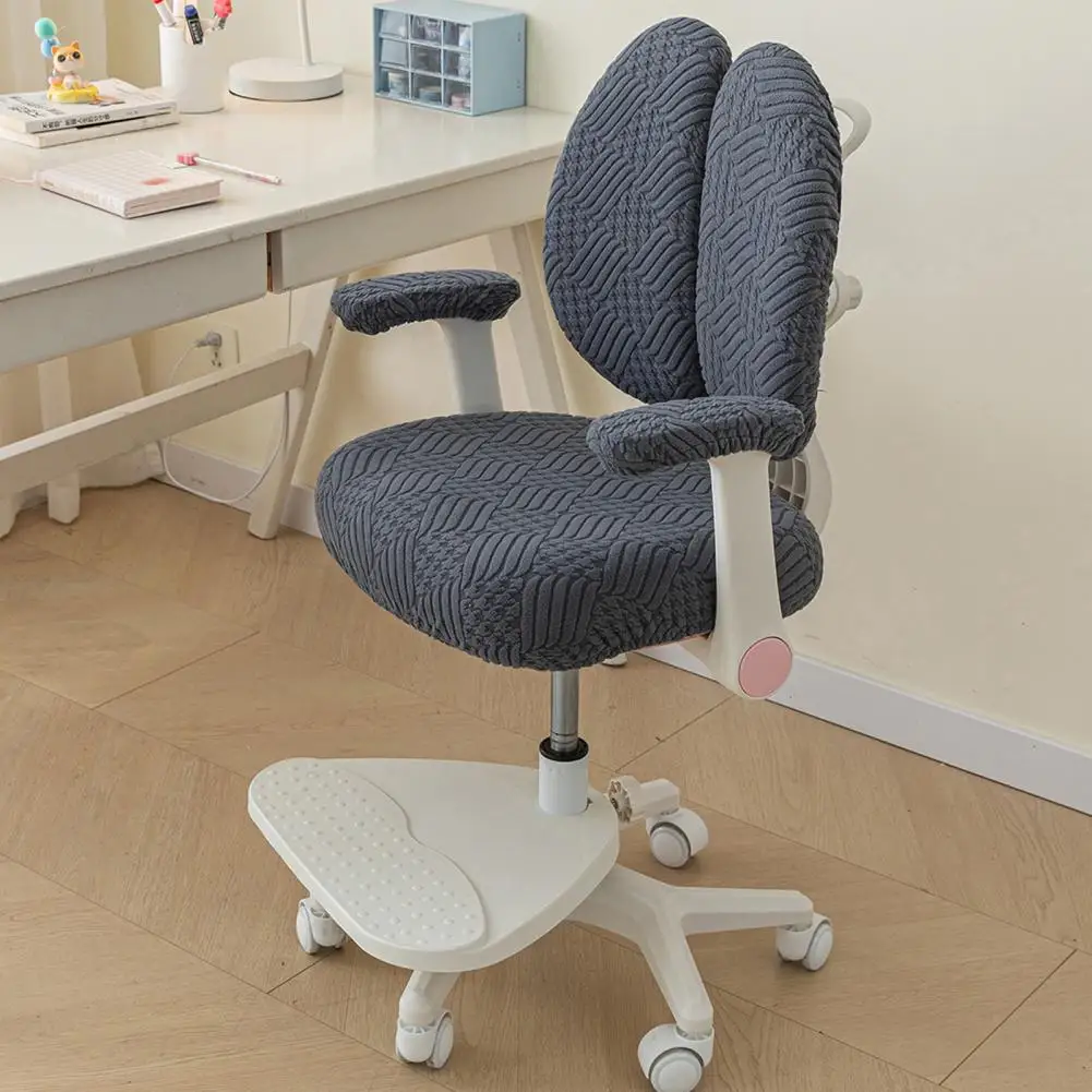 Breathable Chair Cover Universal Computer Chair Slipcover Thickened Non-fading Fabric for Full Coverage Decoration Wear