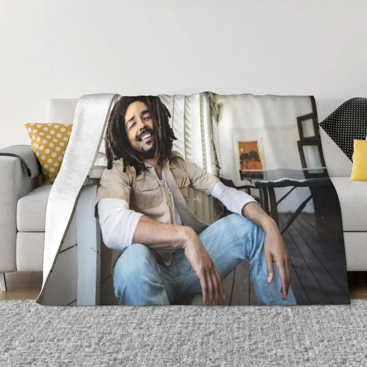 Bob Marley 000310, одеяло для кемпинга, пляжное одеяло, зимние одеяла, одеяла на зиму, пледы