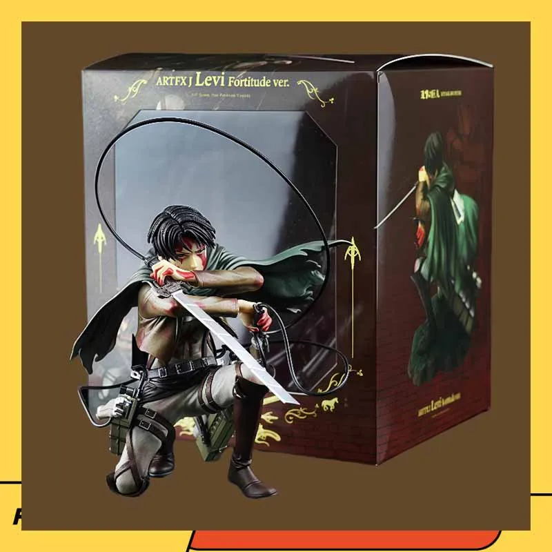 18cmアニメフィギュア-進撃の巨人-リヴァイ・アッカーマン-勇気の剣-着脱式モデル-おもちゃ-pvc-特別版-血の戦闘シーン