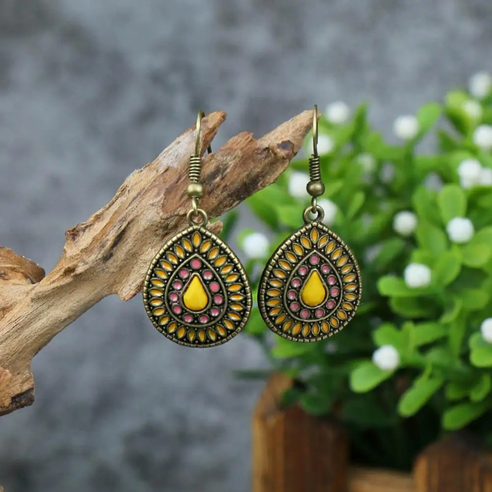 Bohemia Style Fine Workmanship Bohemia Style Statement Drop Earrings for Female