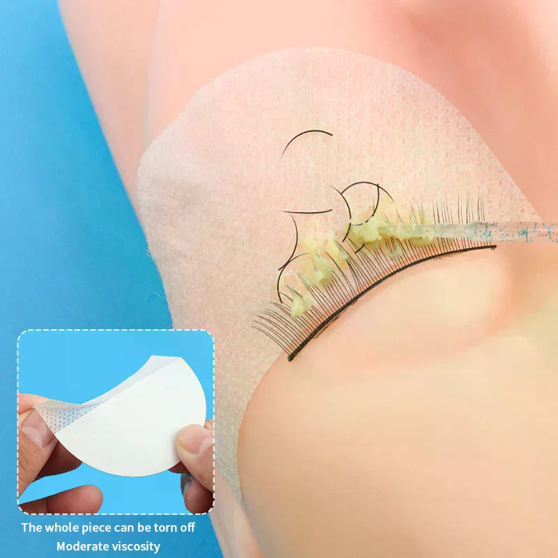 40/50 個使い捨て綿まつげパッチステッカーつけまつげ除去用アイパッドパッチまつげエクステンションパッド女性メイク