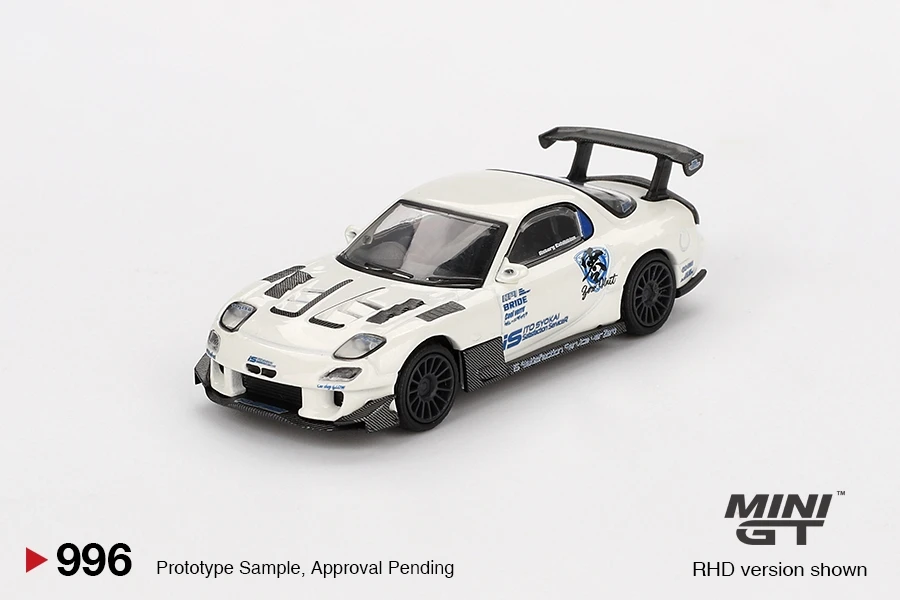 MINIGT 1/64 Mazda RX-7 FD3S Metalowy Model Auta Zabawka Odlewany Ciśnieniowo Prezent