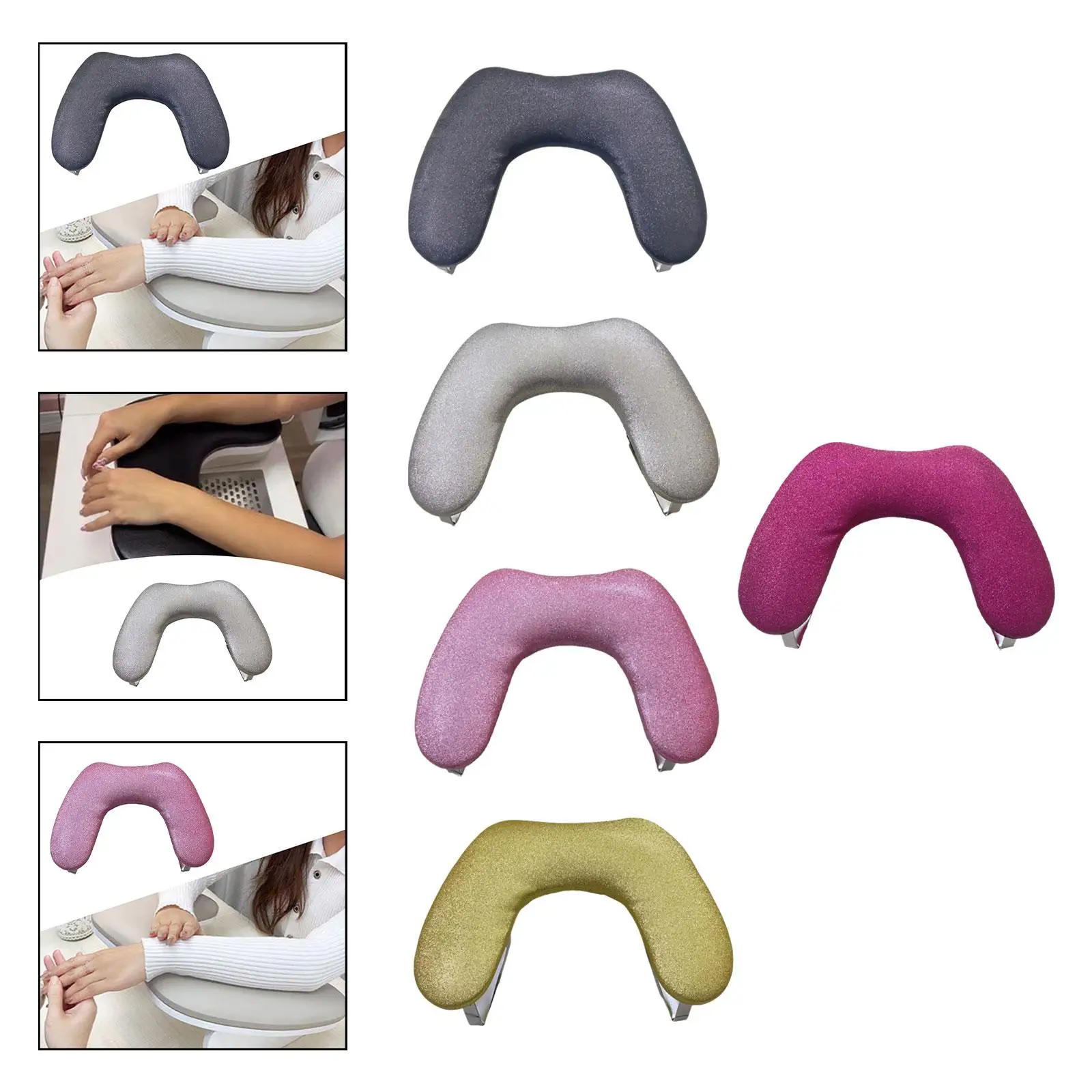 

Manicure Armrest Accessories Multifunction Non Slip Ergonomic Nail Hand Rest