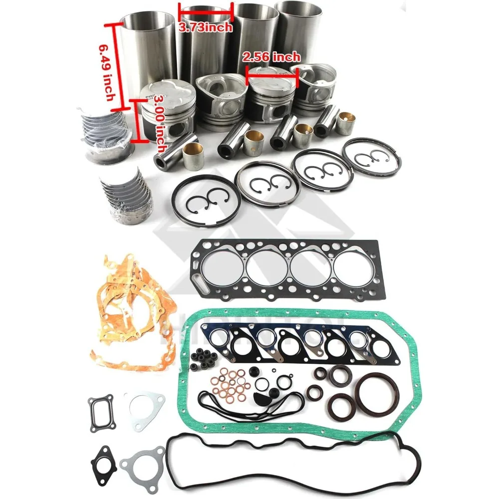 

D4BA D4BB 4D56 Engine Rebuild Kit For Hyundai HC20-35H1 H100 Forklift Truck