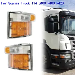 1 szt. Lampa narożna nadające się do SCANIA 4 Series P & R przednie światła światła boczne RH & LH 1387155 1349783 1385410