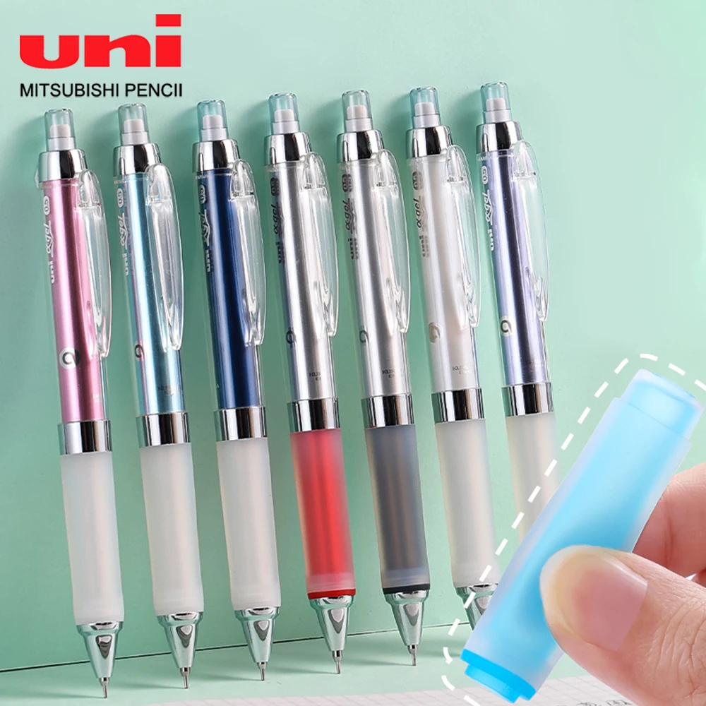 1pcs Japan Uni Mechanical Pencil Kuru Toga M5-858GG Automatic Rotation Comfortable Grip Student Drawing 0.5mm Art Supplies