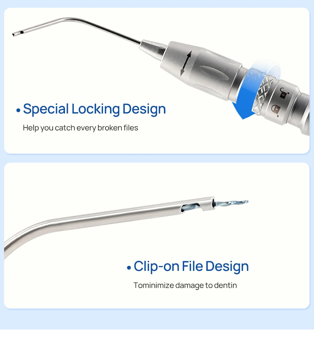 AZDENT Dental Endodontic File Removal System Kit Broken File Extractor Endo Root Canal Removal Instrument Dentistry Clinic Tool – Detail 4