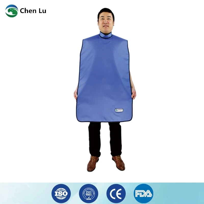 Genuine ionizing radiation protection High-collar waistcoat apron x-ray gamma ray protective 0.35/0.5mmpb lead dental apron