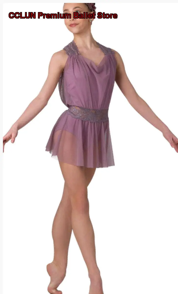 Women's Adult Modern Dance Elegant Flowing Dance Costume Performance Dance Dress