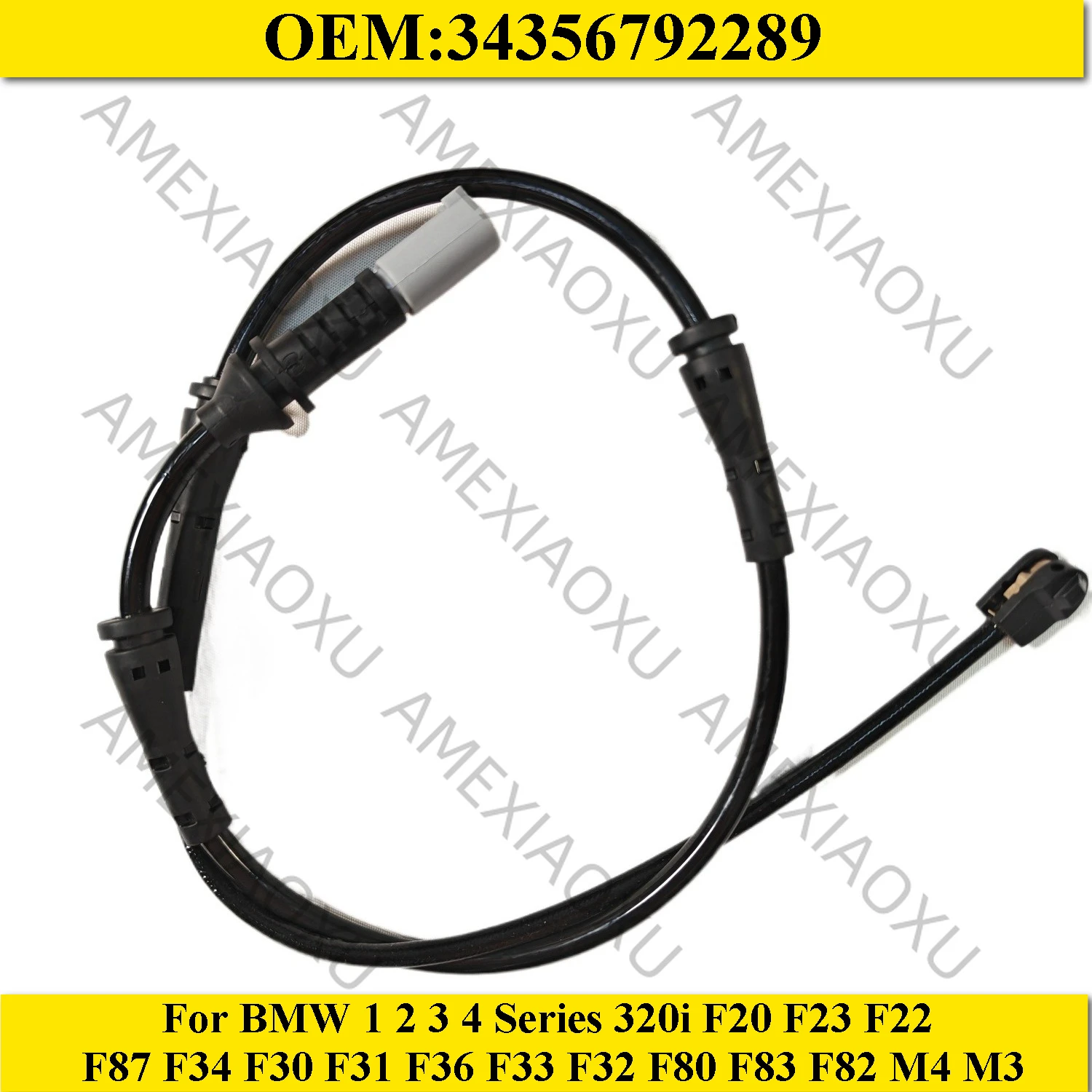 Front Brake Pad Wear Sensor For BMW 1 2 3 4 Series 320i F20 F23 F22 F87 F34 F30 F31 F36 F33 F32 F80 F83 F82 M4 M3 34356792289
