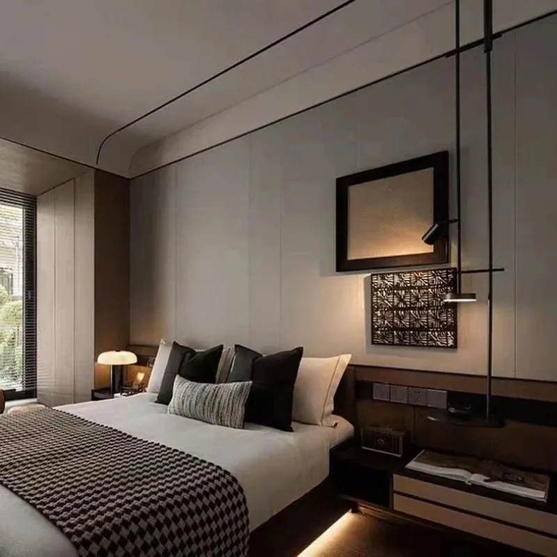 Modern Simple Wall Lamp Apply To Bedside Parlor Bedroom Hotel Dining Room Study Cafe Homesaty Interior Lighting Wall  Fixture