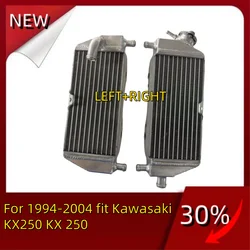 Radiator For 1994-2004 Kawasaki KX250 KX 250 left+right 1994 1995 1996 1997 1998 1999 2000 2001 2002 2003 Aluminum